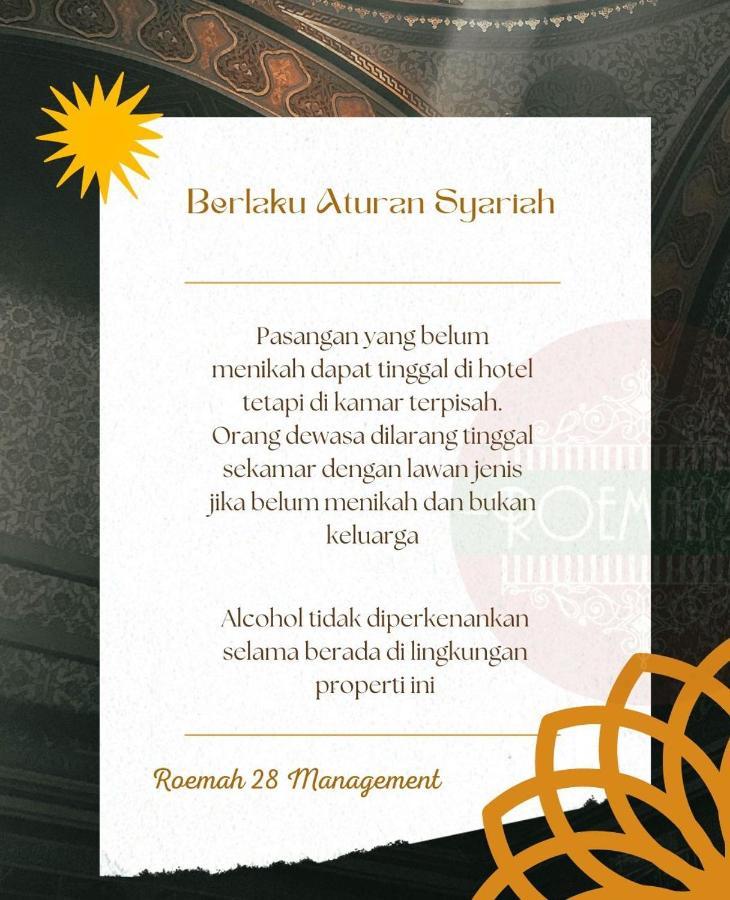 Roemah 28 Syariah Hotel Medan Kültér fotó